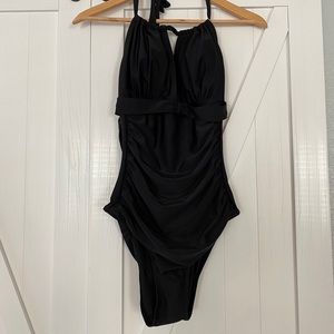 Black One Piece Swimsuit